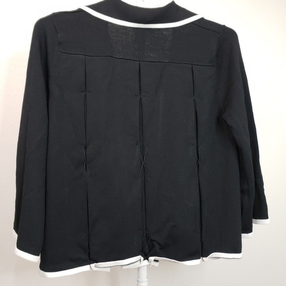 g signature woman open front blazer cardigan black - Picture 5 of 8